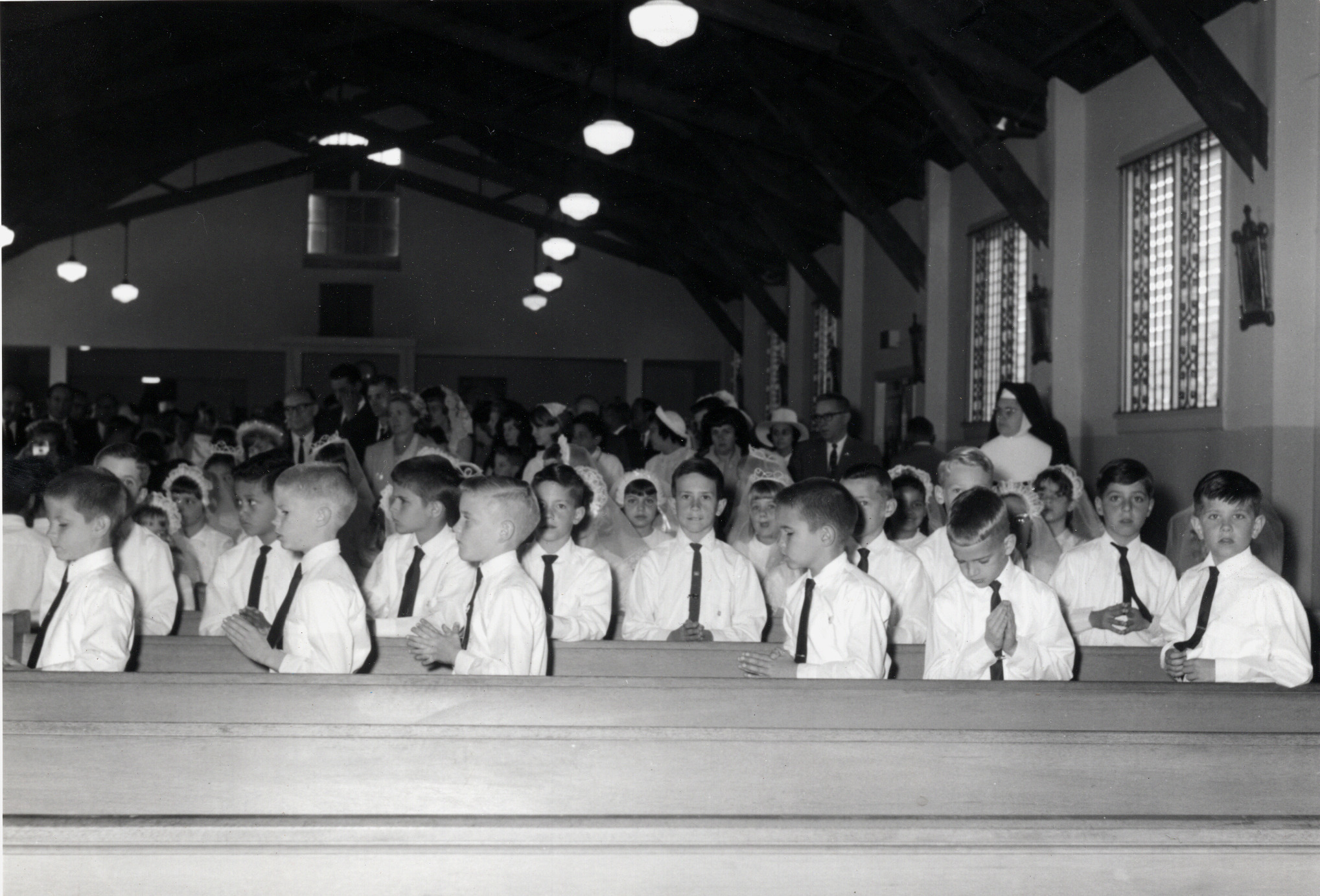 Terry's First Communion Ceremony - 1966