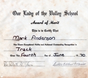 Mark Track Award 1970