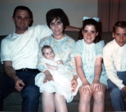 Ken's Baptism (Dad, Mom, Ken, Peggy & Mark)