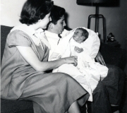 Buddy's Baptism - Shirley, Mike & Buddy - March 1956