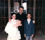 Peggy, Ken & Mark at Baptism