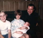 Terry, Kim & Tom at Baptism