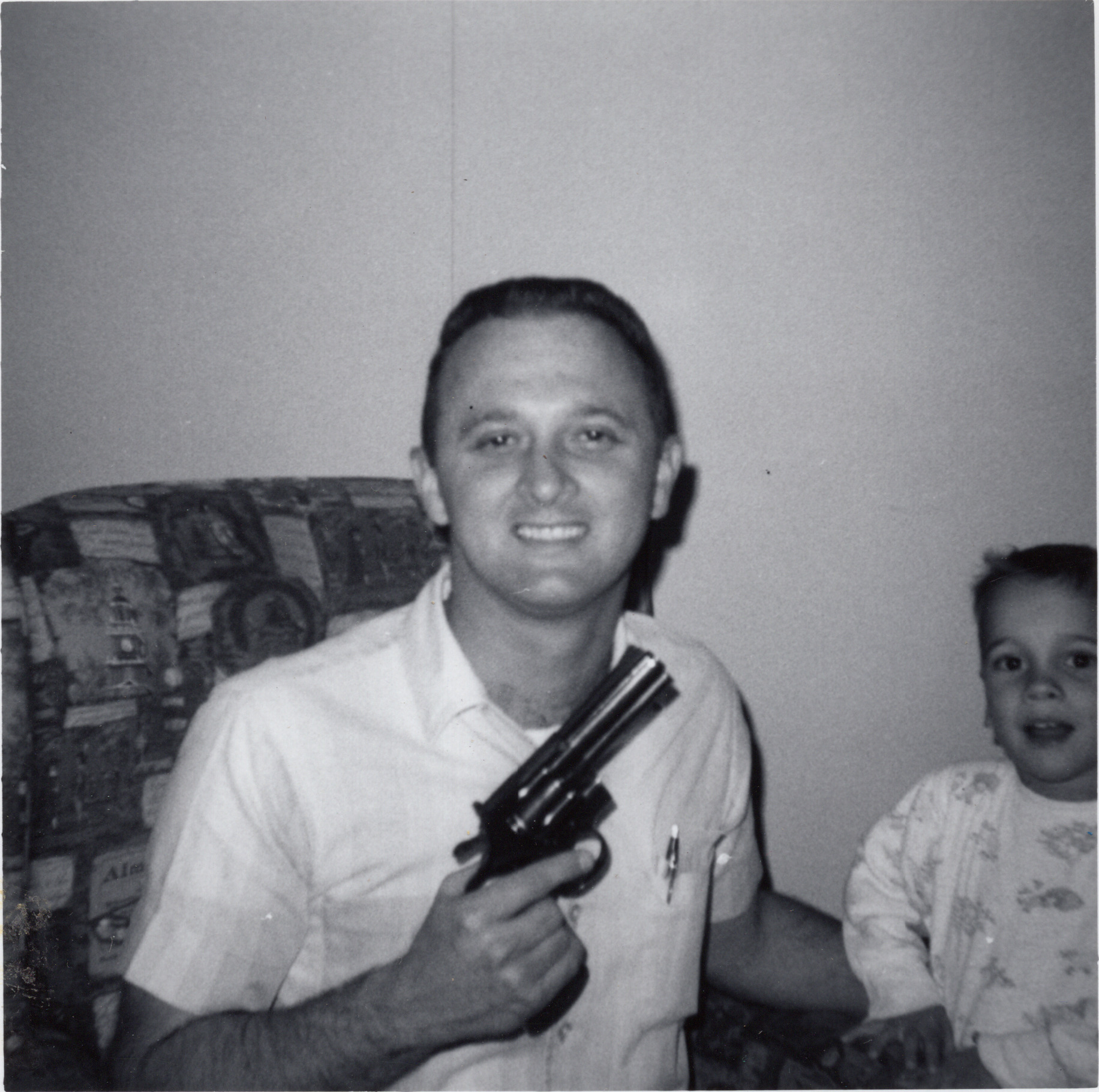 Dad with New Gun