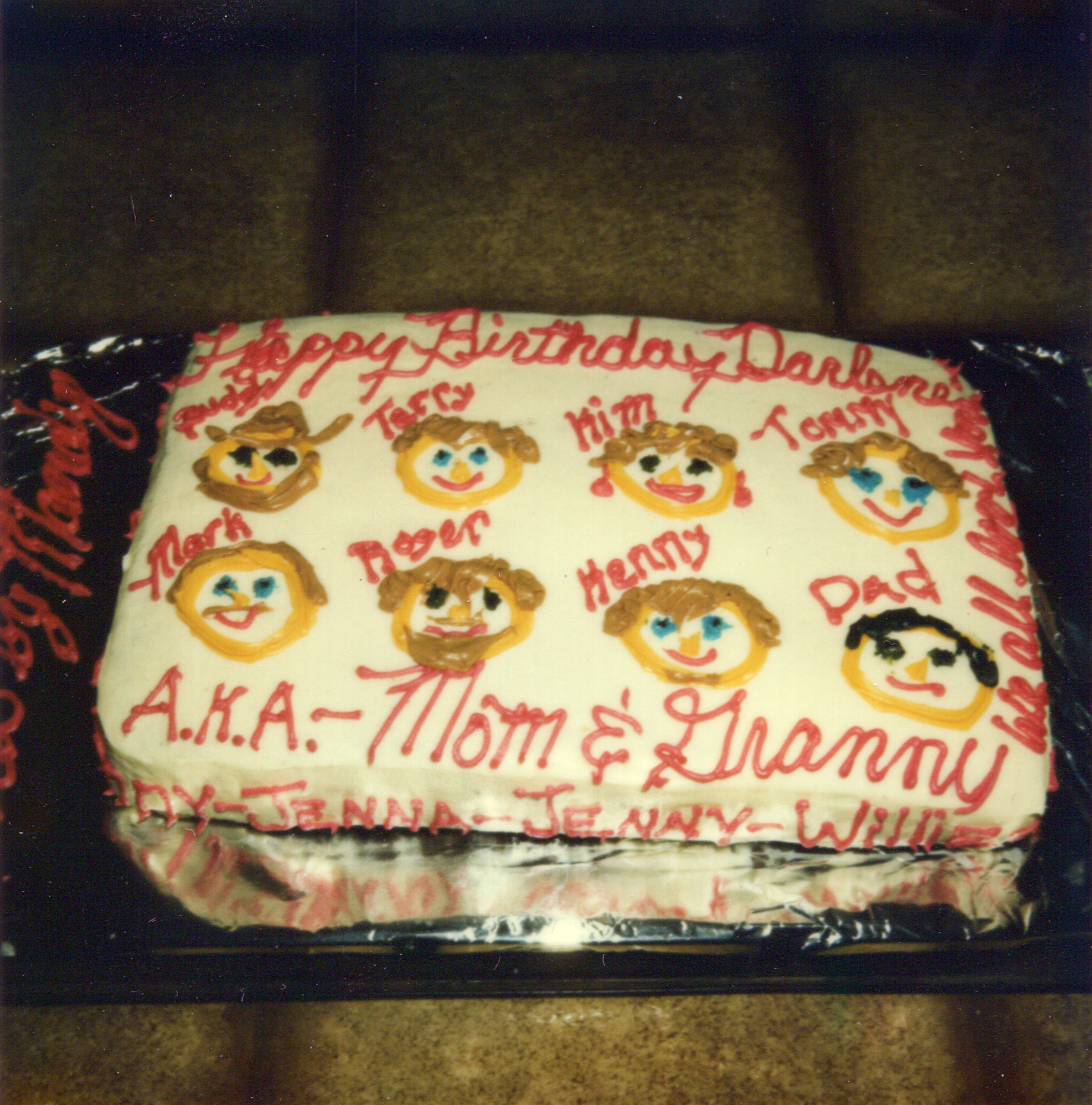 Mom's 49th Birthday Cake - 1984