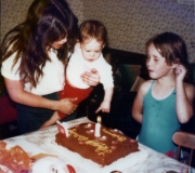 Bonnie, Brianne & Jennifer at Brianne's 1st Birthday