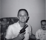 Dad with New Gun