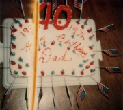 Dad's 40th Birthday Cake