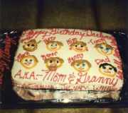 Mom's 49th Birthday Cake - 1984