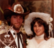 Buddy & Bonnie with Wedding Cake