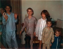 Buddy, Mark, Terry, Kim, Roger & Ken at Christmas - 1970