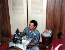 Dad Opening Outrageous Shirt