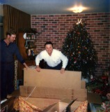 Terry & Dad at Christmas