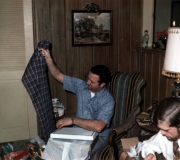 Dad & Buddy (Those pants - Yikes)