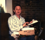 Dad at Christmas