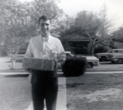 Mike Bringing Gift