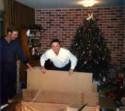 Terry & Dad at Christmas