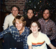 Terry, Mark, Buddy, Roger & Tommy at Christmas