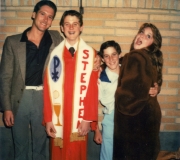 Mark, Ken, Tom & Mandy at Confirmation