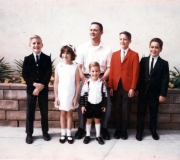 Easter - Terry, Kim, Dad, Roger, Mark & Buddy