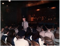 Mark at Explorers Graduation