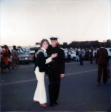 Mom & Terry at Navy Graduation