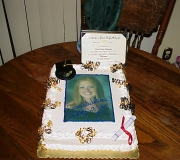Jenna's Graduation Cake