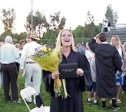 Jenna Shows Off Diploma