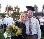 Jenna & Tom at Jenna's Graduation
