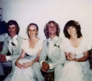 Buddy, Jeanine, Roger & Unknown at Mark & Mandy's Wedding
