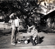 Ken & Tom with Wagon