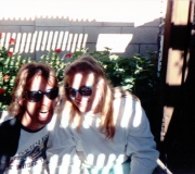 Roger & Mindy in Backyard