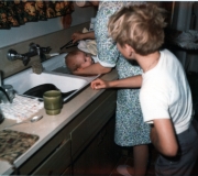 Terry Watching Kenny or Tom Getting a Bath