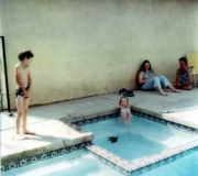 Tom, Jennifer, Patti & Buddy by the Pool