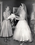 June & Darlene with Bouquet