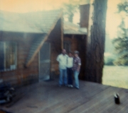Dad, Ken & Mom at Big Bear Cabin