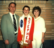 Dad, Ken & Mom at Confirmation
