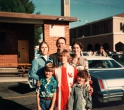 Mom, Dad, Kim, Ken, Roger & Tom at Rogers Confirmation