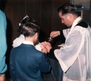 Peggy, Ken & Mark at Baptism