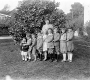 Augusta Frances Becker Fleischer known as Grammy with her grandchildren