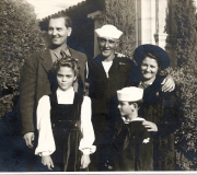 Eugene, Beau, Marie, Ginger and Bobby Anderson