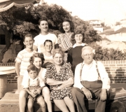 Grandma & Grandpa Fleischer Visiting Philip Anderson Family Hermosa Beach est 1945-46