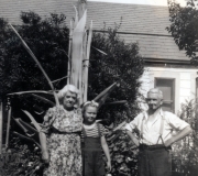 Darlene with Grandma & Grandpa (Jane & Henry)