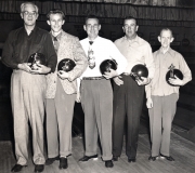 MGM Bowling Team - Harold Phillips (far right)