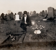 Nancy Fletcher at Parent's (Samuel & Sarah) Grave (Burnley Lancashire)