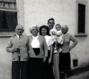 Phillips Grandparents & Aunt with Bob, Melba & Susan