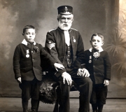 Thomas Phillips with Sons Thomas Jr (Left) & Henry