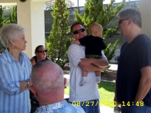 Mom, Sean, Dads bald spot, John, Gavin & Ken