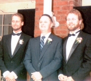 Mark, Dad & Terry at Terry's Wedding