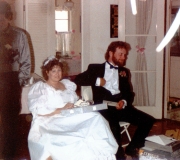 Terry & Gail Opening Wedding Gifts