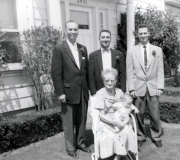 5 Generations - Buddy with Dad, Grandfather, Great Grandfather & Great Great Grandmother